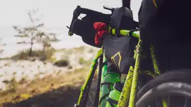 Bikepacking Rahmentasche Fahrrad mit Bikepacking Rahmentasche